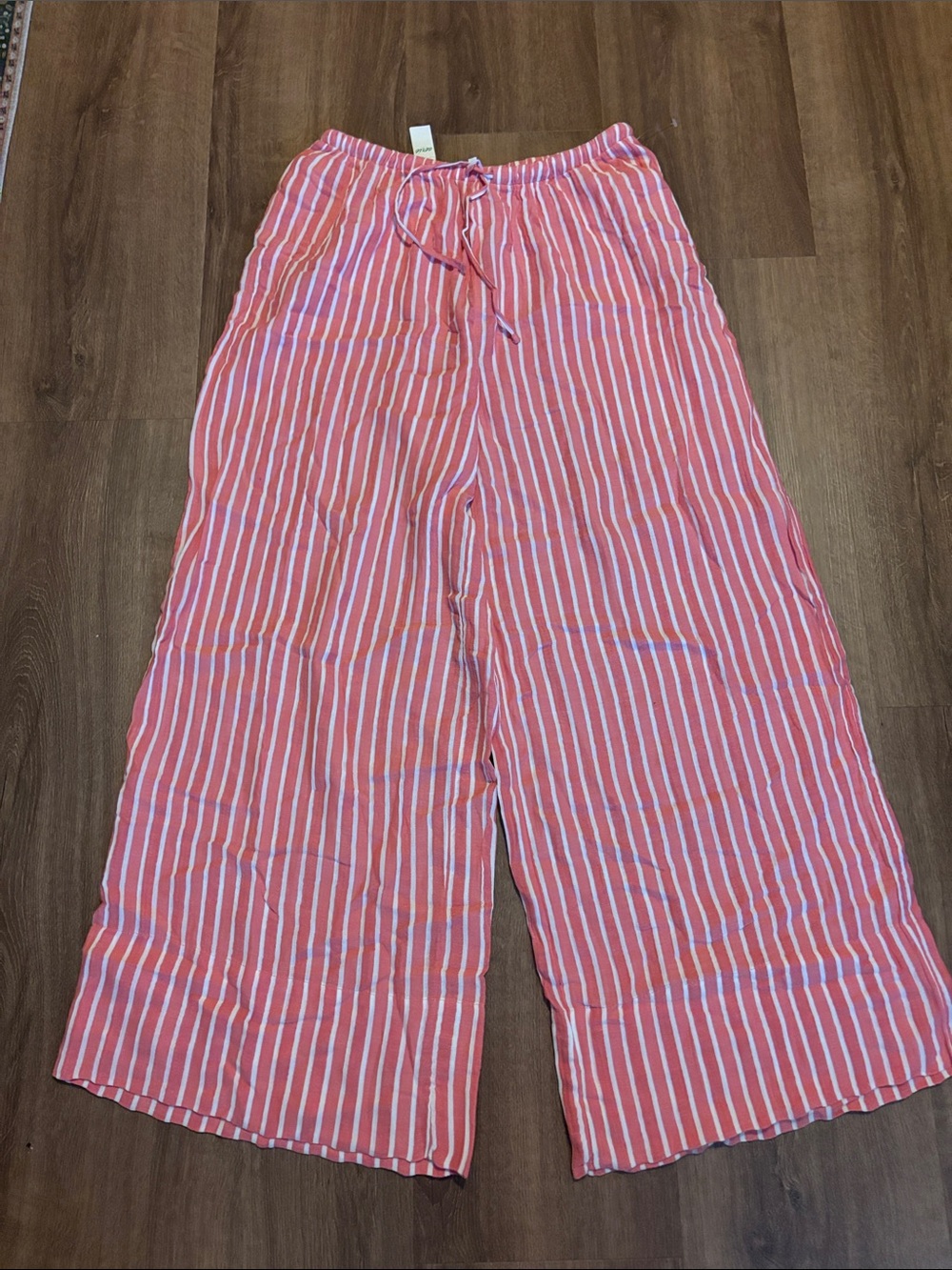 Aerie Stripped cotton pants
